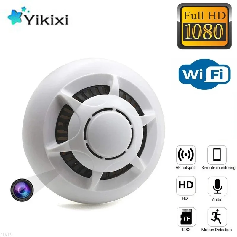 1080P WIFI Video Camera Smoke Sensing Smart Night Vision Mobile Home Security Surveillance Secret ip Cam Suport Hidden TF Card
1080P WIFI Video Camera Smoke Sensing Smart Night Vision Mobile Home Security Surveillance Secret ip Cam Suport Hidden TF Card