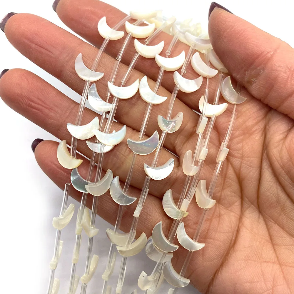 Moon Shape Natural Seawater Shell Beads for Jewelry Making DIY Necklace Bracelet Earrings Moon Shape 6x10mm Jewelry Making
Moon Shape Natural Seawater Shell Beads for Jewelry Making DIY Necklace Bracelet Earrings Moon Shape 6x10mm Jewelry Making