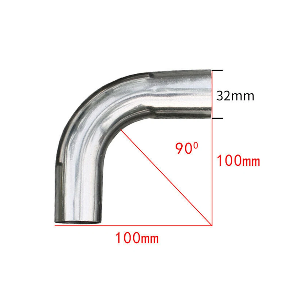 Exhaust Elbow 90 Degree Mandrel Bend 90 ° Tube Polished Pipe DIY Stainless Steel For Automotive Exhaust Systems Repairing Pipe
Exhaust Elbow 90 Degree Mandrel Bend 90 ° Tube Polished Pipe DIY Stainless Steel For Automotive Exhaust Systems Repairing Pipe