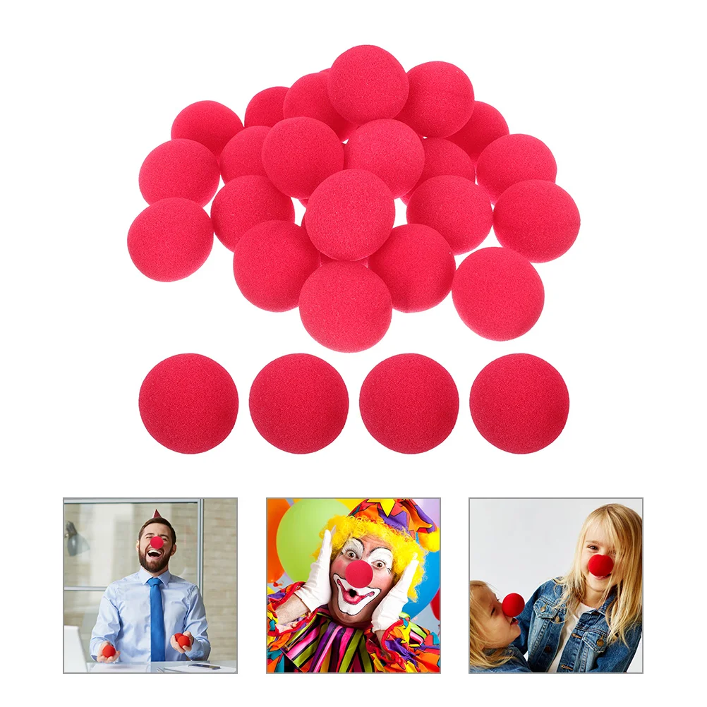 

Carnival Clown Noses Replaceable Circus Noses Decorative Sponge Noses Clown Accessory Clown nose sponge ball