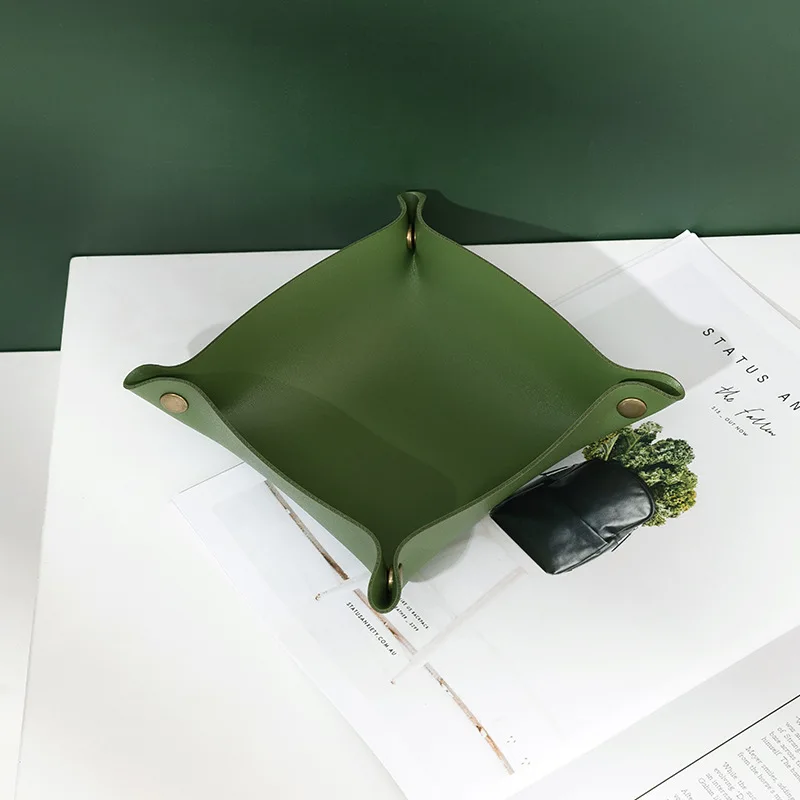 Ins PU Leather Nordic Desktop Storage Tray Key Foyer Organizer Plate Cosmetics Jewelry Lipstick Sundries Box Home Decoration
Ins PU Leather Nordic Desktop Storage Tray Key Foyer Organizer Plate Cosmetics Jewelry Lipstick Sundries Box Home Decoration