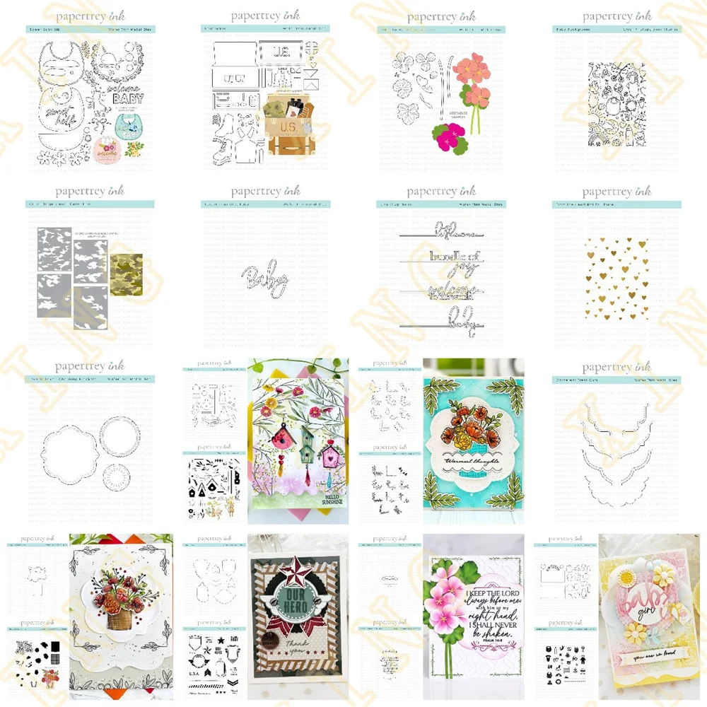 Metal Cutting Dies Stamps Stencil Hot Foil Diy Scrapbook Paper Diary Decoration Card Handmade Embossing Flowers Birdhouse Baby
Metal Cutting Dies Stamps Stencil Hot Foil Diy Scrapbook Paper Diary Decoration Card Handmade Embossing Flowers Birdhouse Baby