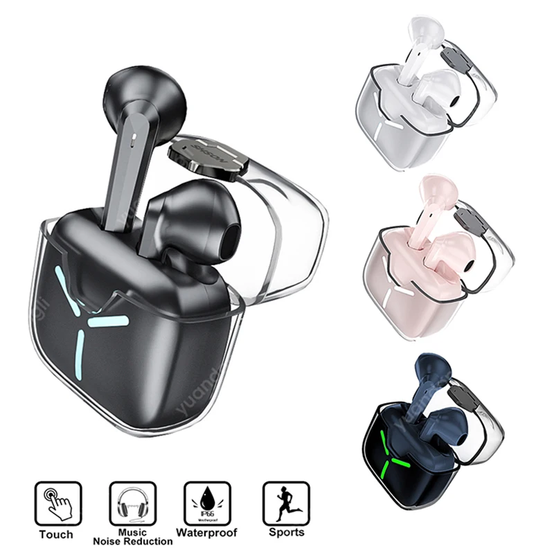 TWS Wireless Headphone Bluetooth 5.2 Noise Reduction Headset HiFi Bass Audio ENC Headset Active Auto connection With Mic
TWS Wireless Headphone Bluetooth 5.2 Noise Reduction Headset HiFi Bass Audio ENC Headset Active Auto connection With Mic