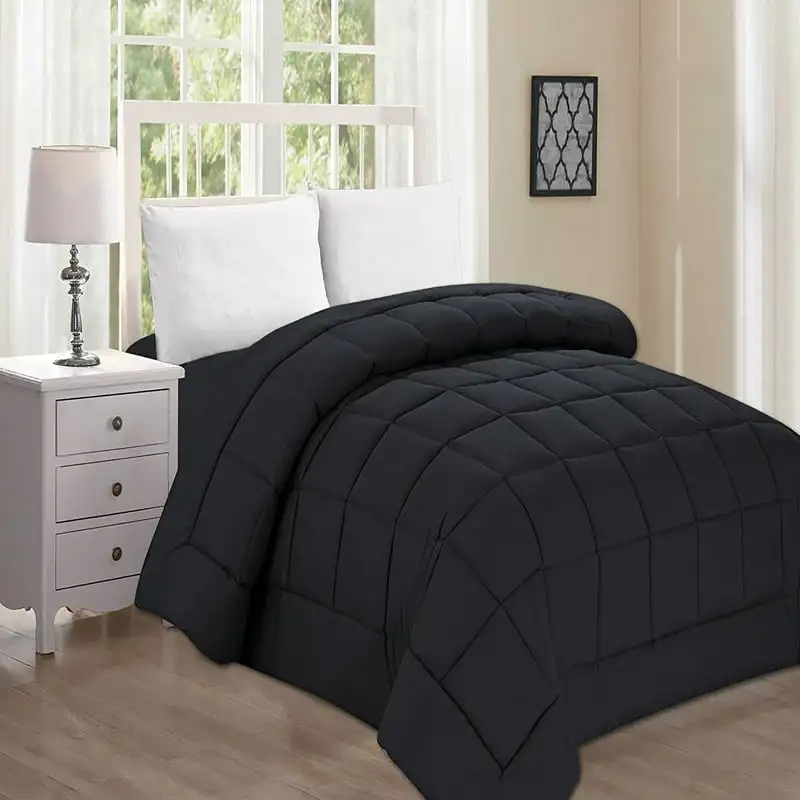 

Alternative Double-Filled Comforter King/Cal King , Black Double bed comforter Summer korean blanket Makeup set Kuromi Blanket f