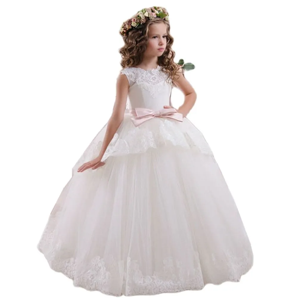 Flower Girl Dresses Lace Beading Communion Dress Tulle Sashes Straps Ball Gown Girl Party Dress New Year 2021
Flower Girl Dresses Lace Beading Communion Dress Tulle Sashes Straps Ball Gown Girl Party Dress New Year 2021