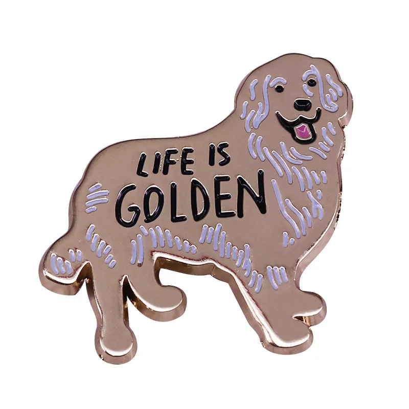 XM-funny Golden Retriever Brooch A wonderful collection for dog lovers, badges, jewelry, fun accessories, gifts
XM-funny Golden Retriever Brooch A wonderful collection for dog lovers, badges, jewelry, fun accessories, gifts