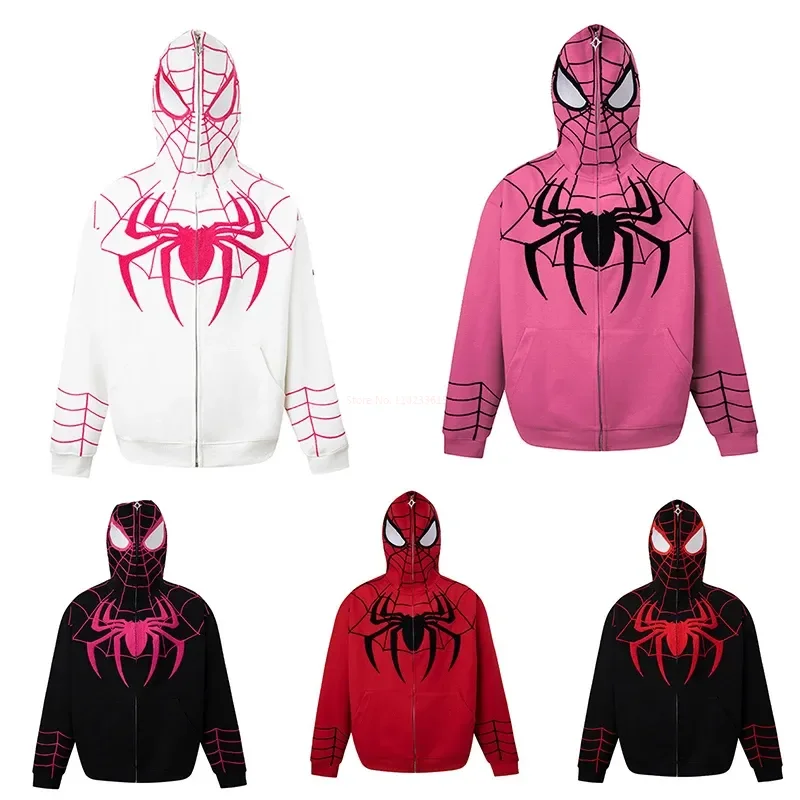 

Толстовка с капюшоном Marvel «Человек-паук», 3d цифровая печать, Модные свитшоты в стиле хип-хоп, на молнии, верхняя одежда для женщин и мужчин, топ, подарки, 2023