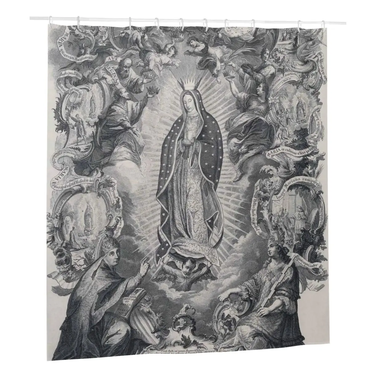 Our Lady Of Guadalupe Shower Curtain Polyester Waterproof Curtain Christian Virgin Mary Bathing Cover Multi-size Bathroom
Our Lady Of Guadalupe Shower Curtain Polyester Waterproof Curtain Christian Virgin Mary Bathing Cover Multi-size Bathroom