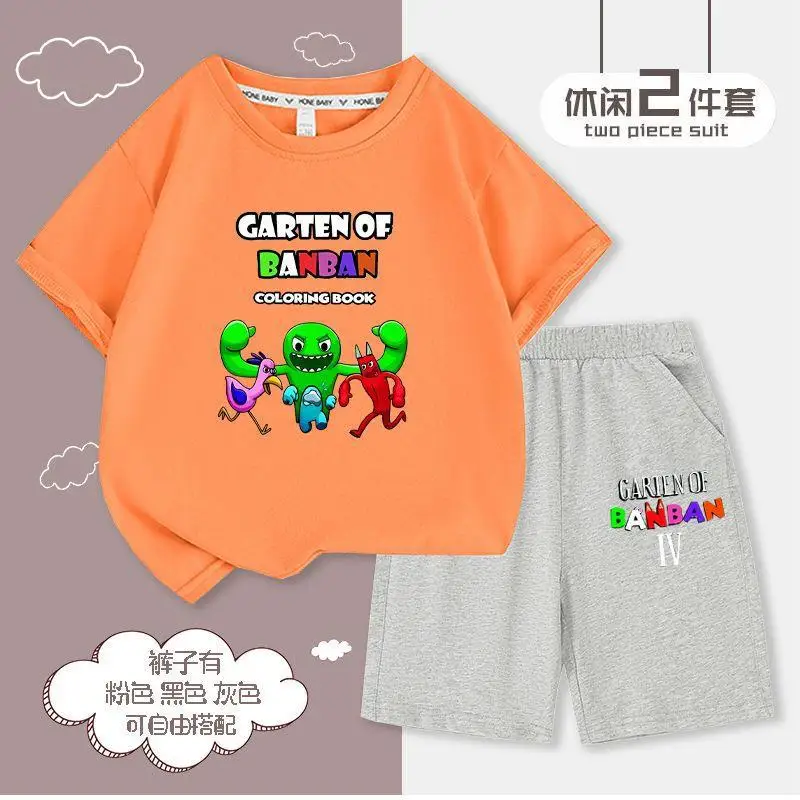 Garten of Banban T-shirt Clothes Boys Short-sleeved Pants Suit Children Summer Children's Clothing Girls Class Garden 2 Trend
Garten of Banban T-shirt Clothes Boys Short-sleeved Pants Suit Children Summer Children's Clothing Girls Class Garden 2 Trend