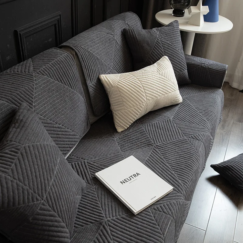 Solid Color Chenille Sofa Mat Modern Minimalist Multi-color Jacquard Seat Cushion Home Living Room Decoration Backrest Towel 
Solid Color Chenille Sofa Mat Modern Minimalist Multi-color Jacquard Seat Cushion Home Living Room Decoration Backrest Towel