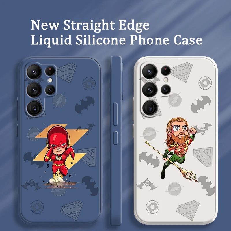 Aquaman The Flash Cartoon Phone Case For Samsung S23 S22 S21 S20 FE S10 Plus Lite Ultra 5G Funda Liquid Rope Soft TPU Cover
Aquaman The Flash Cartoon Phone Case For Samsung S23 S22 S21 S20 FE S10 Plus Lite Ultra 5G Funda Liquid Rope Soft TPU Cover