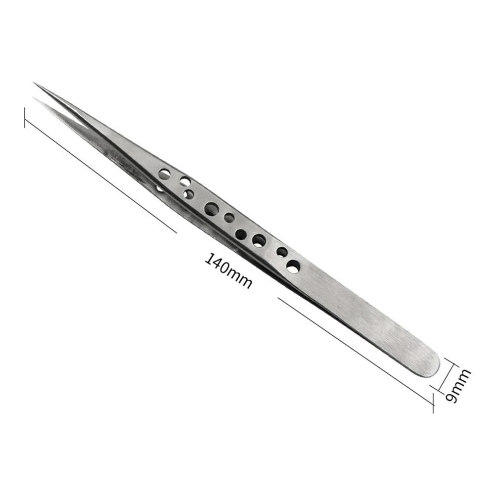 1pc Industrial Tweezers124-140mm Stainless Steel Straight Tip Curved Tip For Repair Precision Small Parts Hand Tools Tweezers
1pc Industrial Tweezers124-140mm Stainless Steel Straight Tip Curved Tip For Repair Precision Small Parts Hand Tools Tweezers