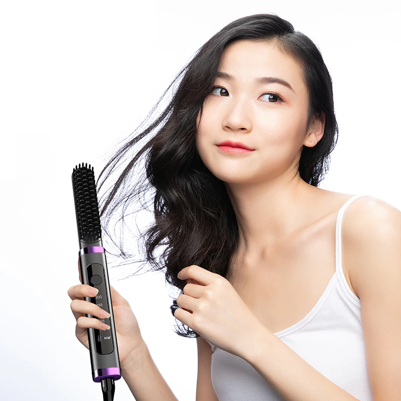 Portable Electric Hair Straightener Hairbrush Ion Comb Hair Scalp Massager Brush Hair Straightener Anti-static Styling
Portable Electric Hair Straightener Hairbrush Ion Comb Hair Scalp Massager Brush Hair Straightener Anti-static Styling