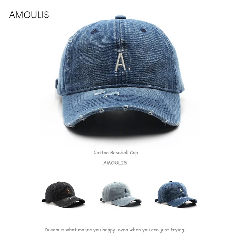 AMOULIS Cowboy Baseball Cap for Men and Women Letter A Embroidery snapback caps streetwear hiphop Cowboy hat sun hats Unisex
AMOULIS Cowboy Baseball Cap for Men and Women Letter A Embroidery snapback caps streetwear hiphop Cowboy hat sun hats Unisex