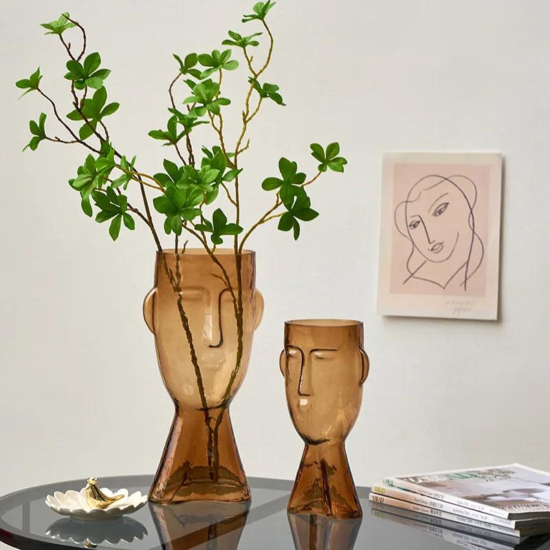 Home Decor Abstract Glass Vase Face Nordic Decoration Home Table Decor Living Room Terrarium Decor Decoration Household Gift
Home Decor Abstract Glass Vase Face Nordic Decoration Home Table Decor Living Room Terrarium Decor Decoration Household Gift