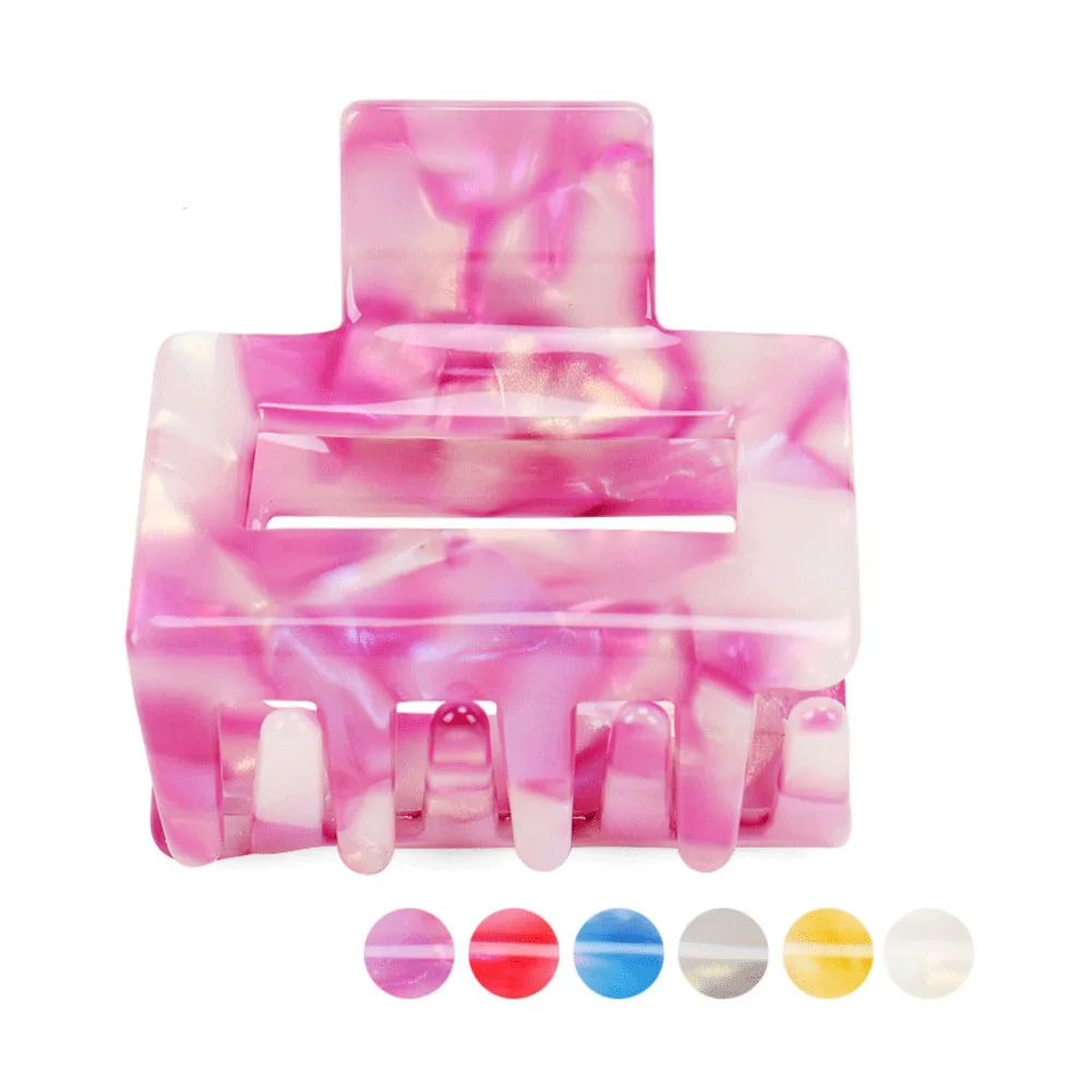 INS Cellulose Acetate Hair Clamp Claw for Women Girls Fine Pretty Hair Accessory Ornament Jewelry for Ponytail Holder Shower
INS Cellulose Acetate Hair Clamp Claw for Women Girls Fine Pretty Hair Accessory Ornament Jewelry for Ponytail Holder Shower