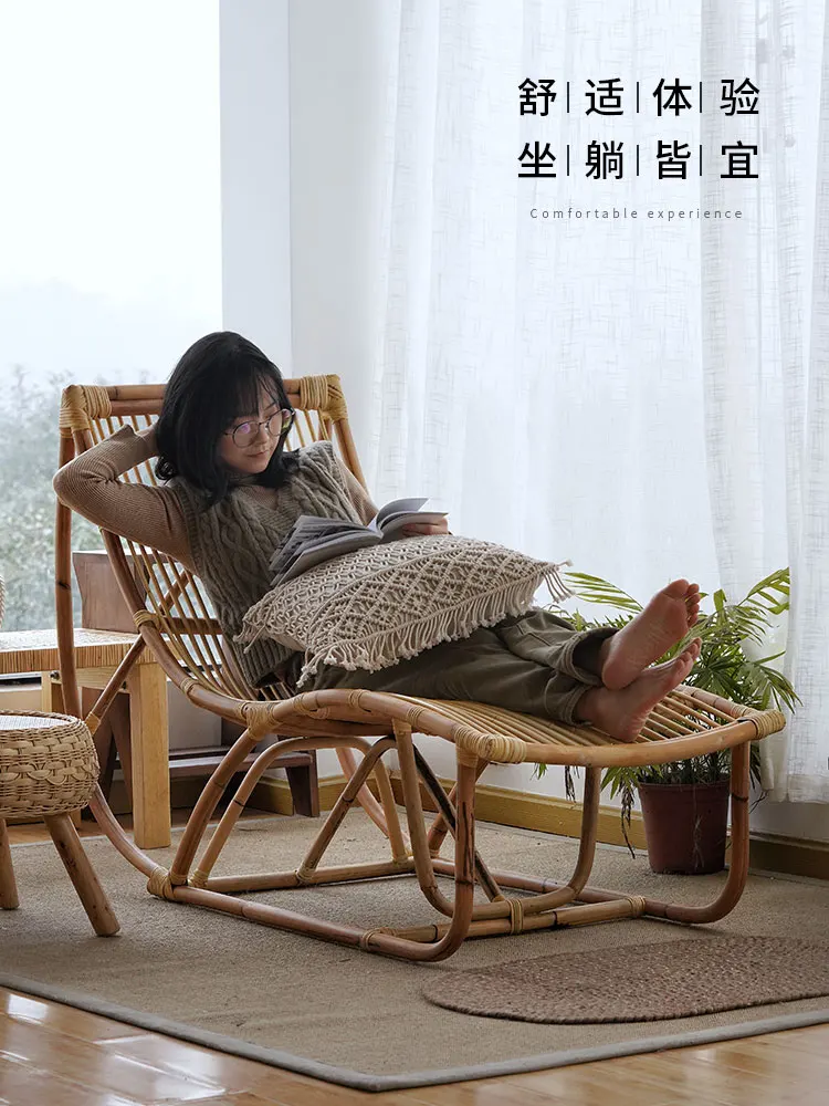 Indonesia Real Rattan Chaise Longue Nordic Style Single Balcony Home Casual Sofa Beauty Bed
Indonesia Real Rattan Chaise Longue Nordic Style Single Balcony Home Casual Sofa Beauty Bed
