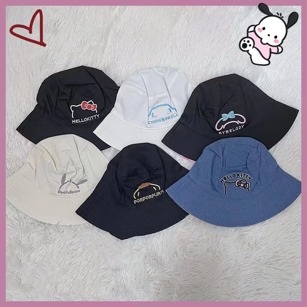 Anime Hello Kittys Women Fisherman's Hat Anti-Ultraviolet Uv Sun Hat NEW Double-Sided Spring Summer Sunscreen Hat Big Brim Edge
Anime Hello Kittys Women Fisherman's Hat Anti-Ultraviolet Uv Sun Hat NEW Double-Sided Spring Summer Sunscreen Hat Big Brim Edge