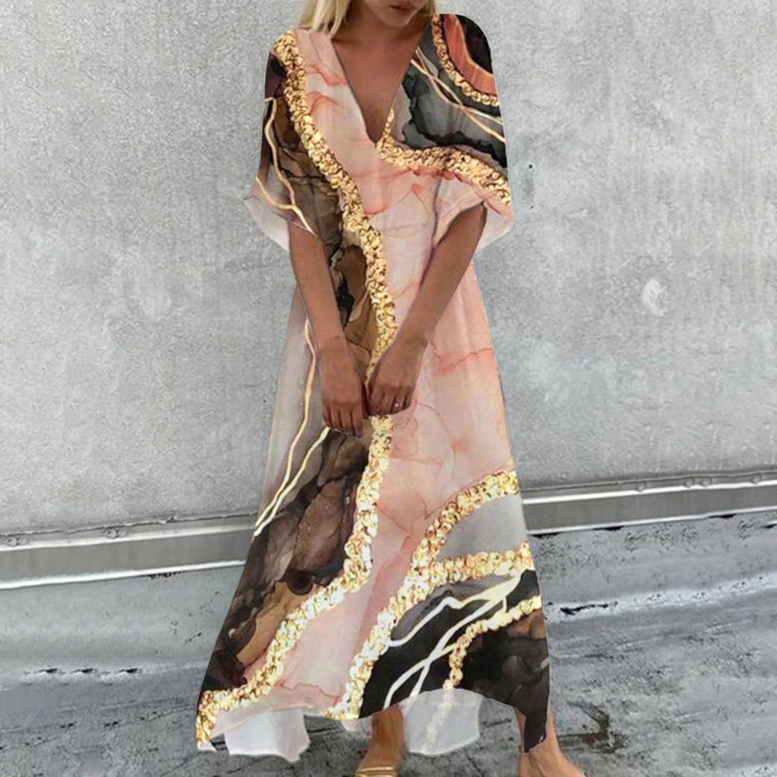 Women's Summer Floral Maxi Dress Casual Half Sleeve Collared Dress Women Dress for Women Casual Dresses Bell Sleeve Black Dress
Women's Summer Floral Maxi Dress Casual Half Sleeve Collared Dress Women Dress for Women Casual Dresses Bell Sleeve Black Dress