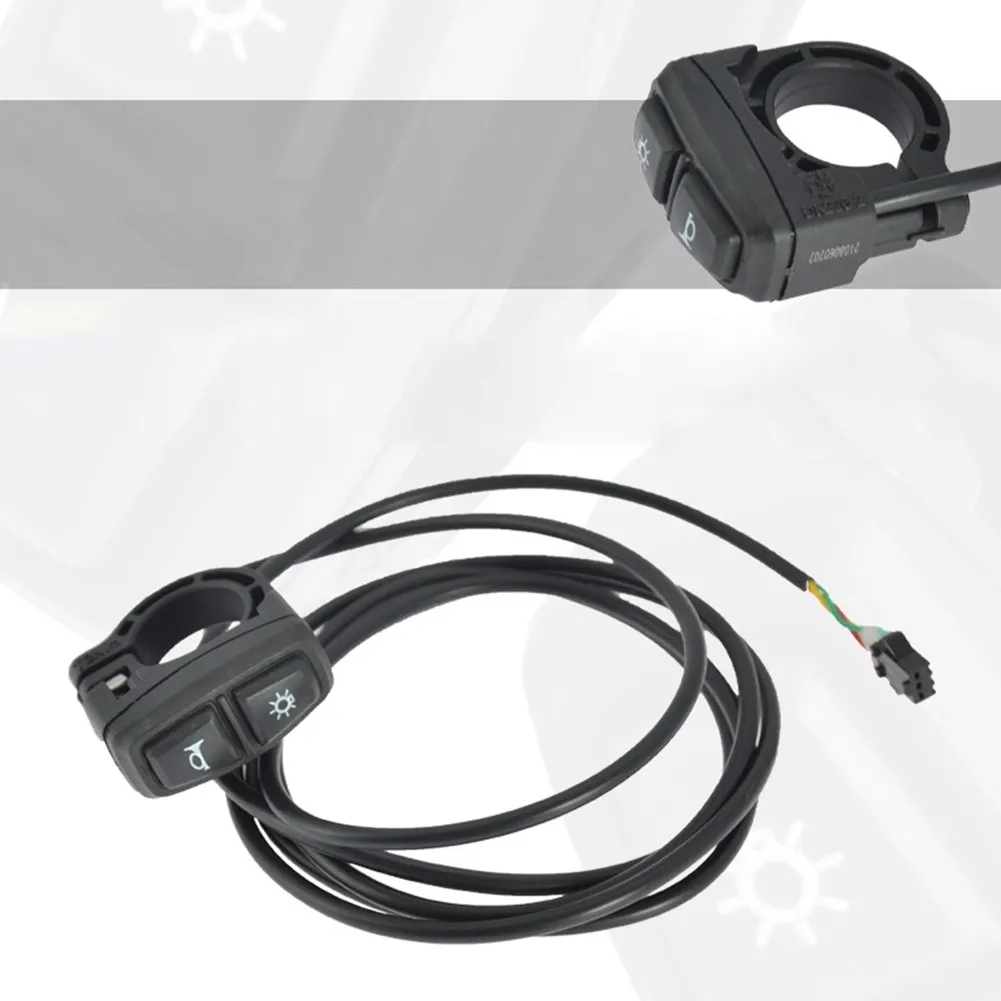 Electric Bicycle EBike Light Horn Switch 2In1 Control Headlight Rear Lamp ON/OFF E-Bike E-Scooter Wuxing Switch EBike Parts
Electric Bicycle EBike Light Horn Switch 2In1 Control Headlight Rear Lamp ON/OFF E-Bike E-Scooter Wuxing Switch EBike Parts