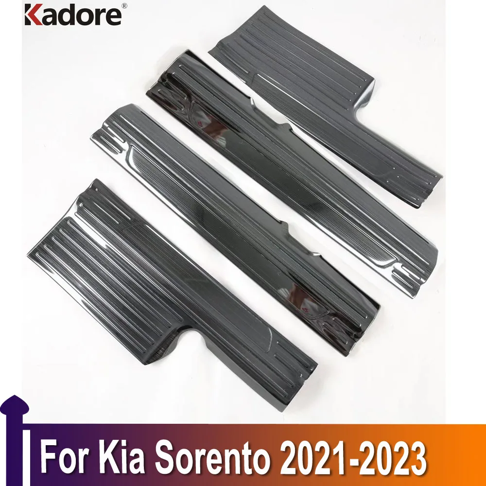 For Kia Sorento 2021-2023 Balck Inner Door Sill Protector Cover Door Sill Scuff Plates Stainless Steel Car Accessories Sticker
For Kia Sorento 2021-2023 Balck Inner Door Sill Protector Cover Door Sill Scuff Plates Stainless Steel Car Accessories Sticker