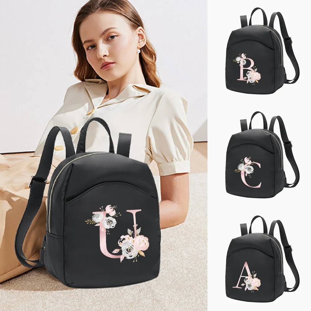 Women Mini Backpack Shoulders Samll School Bag for Girl Crossbody Bag Pink Flower Letter Series Pattern Travel Book Bag Designer
Women Mini Backpack Shoulders Samll School Bag for Girl Crossbody Bag Pink Flower Letter Series Pattern Travel Book Bag Designer