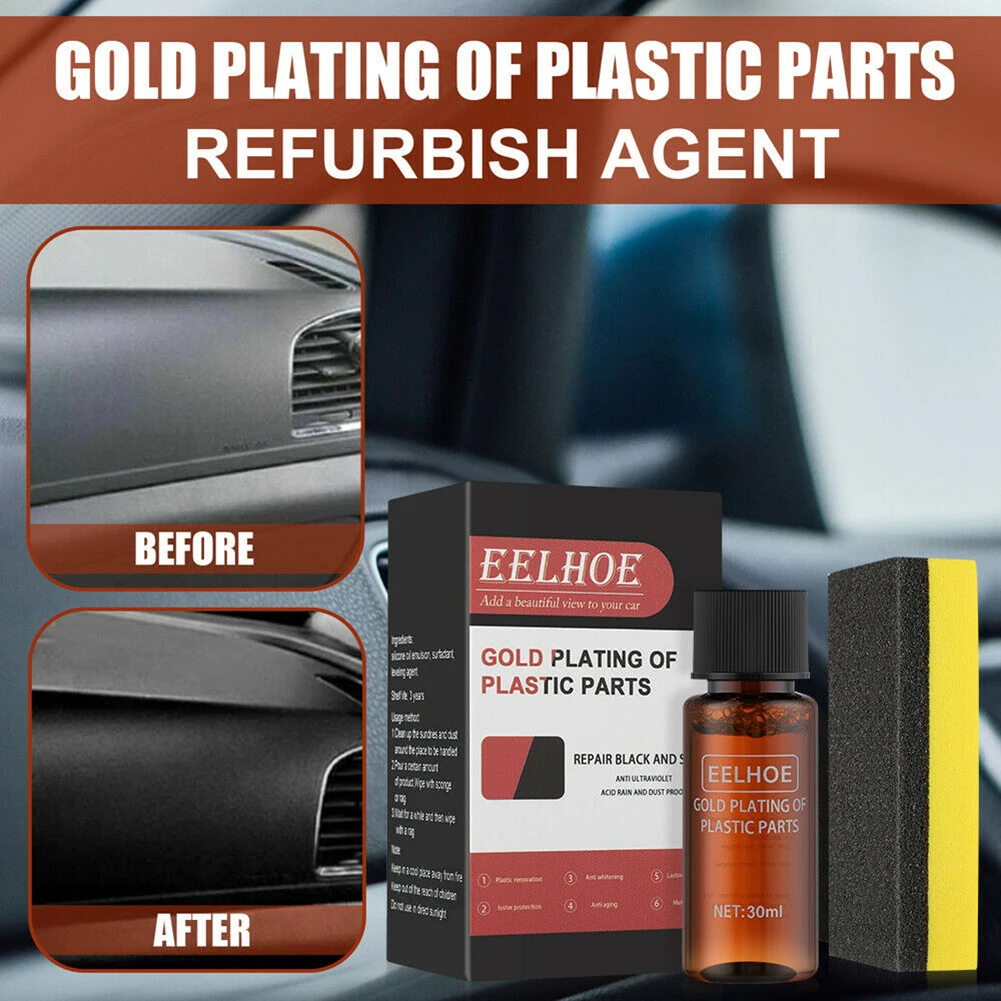 30ml Nano-Plated Car Plastic Plating Agent Coating Polishing Cleaning Tool For Leather Products And Plastic Parts Of Automobiles
30ml Nano-Plated Car Plastic Plating Agent Coating Polishing Cleaning Tool For Leather Products And Plastic Parts Of Automobiles