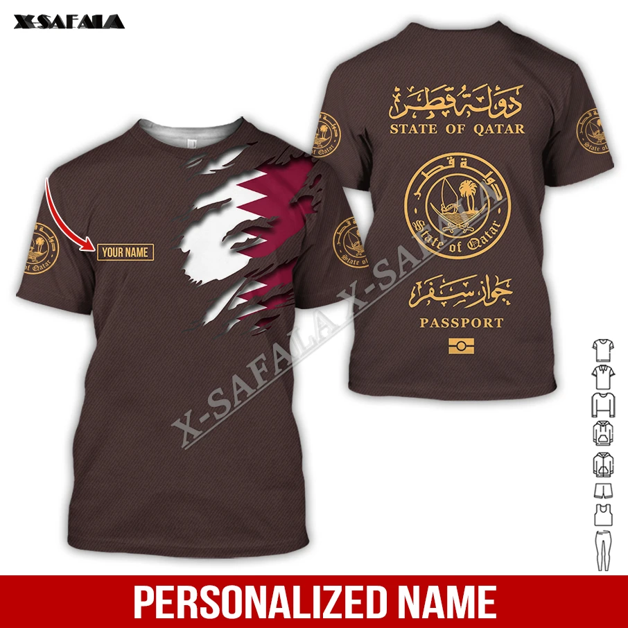 Love Qatar دولة قطر Flag 3D Full Print Men Unisex T-Shirt Tops Tees Short Sleeve Casual O Neck Milk Fiber Baby-Skin-Feeling
Love Qatar دولة قطر Flag 3D Full Print Men Unisex T-Shirt Tops Tees Short Sleeve Casual O Neck Milk Fiber Baby-Skin-Feeling