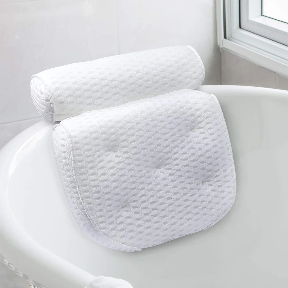 SPA Bath Pillow Neck Back Support Headrest Pillow for Home Hot Tub Bathroom Relaxing Bathtub Suction Cushion Accersories
SPA Bath Pillow Neck Back Support Headrest Pillow for Home Hot Tub Bathroom Relaxing Bathtub Suction Cushion Accersories