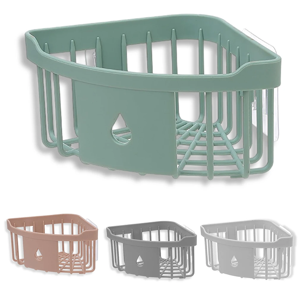 Настенный треугольный держатель для душа на присоске 
Настенный треугольный держатель для душа на присоске