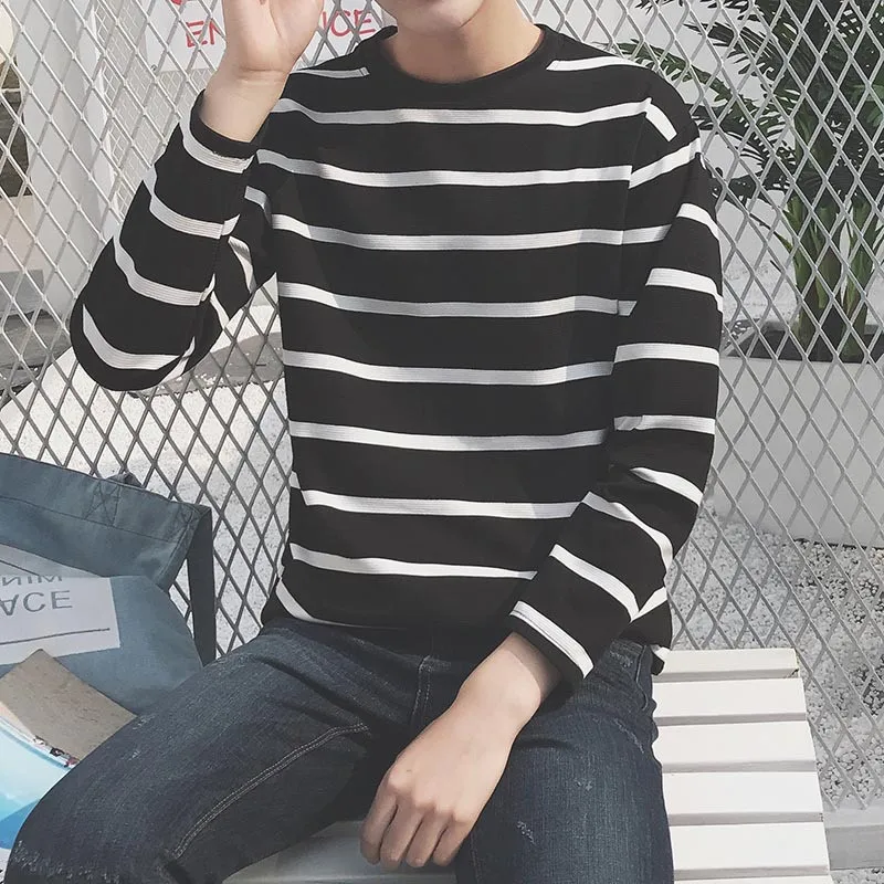 2437-R-2019 new Korean plate casual sports men's T-shirt