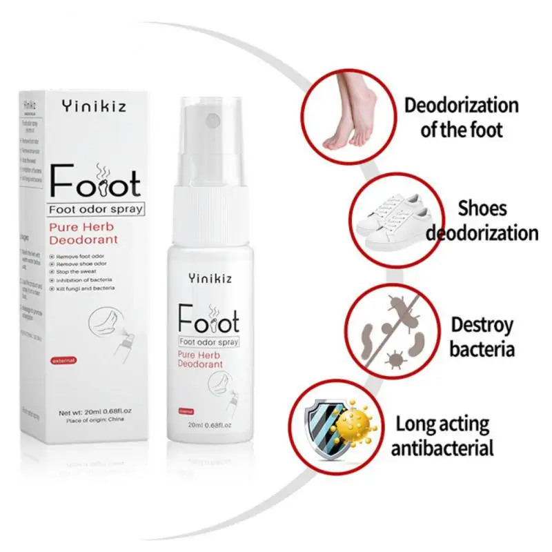 HOT 20ml Shoe Socks Foot Deodorant Odor Spray Eliminates Odor Anti Bacterial Anti-fungal Shoes Refresher Deodorant Dropshiping
HOT 20ml Shoe Socks Foot Deodorant Odor Spray Eliminates Odor Anti Bacterial Anti-fungal Shoes Refresher Deodorant Dropshiping