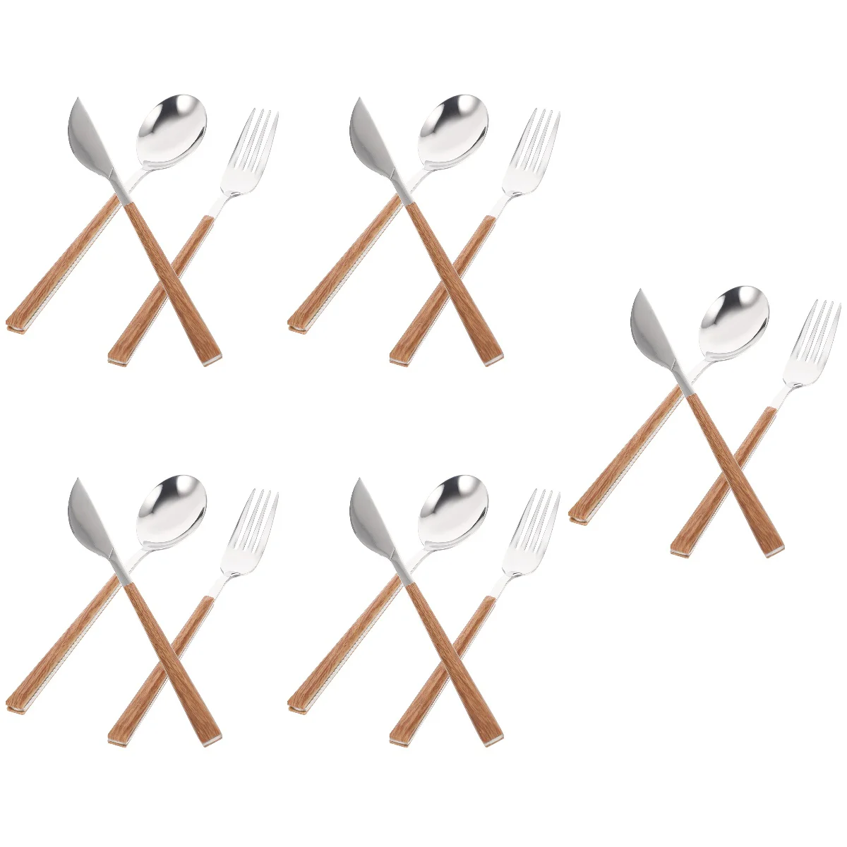 5 Sets Delicate Exquisite Cutlery Set For Dinner Utensil Set Stainless Steel Tableware for Restaurant Home Kitchen
5 Sets Delicate Exquisite Cutlery Set For Dinner Utensil Set Stainless Steel Tableware for Restaurant Home Kitchen