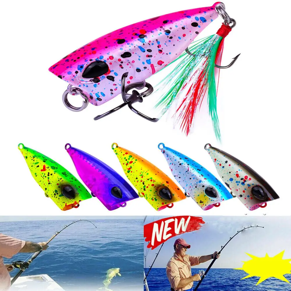 With Feathers Wobbler Crankbait Minnow Mini Popper Lure Ultralight Fishing Lure Topwater Bait Trout Lures
With Feathers Wobbler Crankbait Minnow Mini Popper Lure Ultralight Fishing Lure Topwater Bait Trout Lures