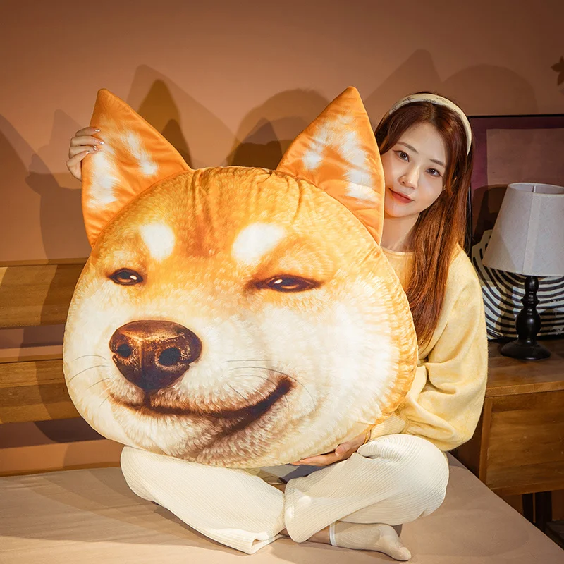 Simulation Shiba Inu Dog Plush Toy Chai Dog Head Plush Pillow Stuffed Soft Sofa Bed Cushion Cartoon Animal Doll Nice Kids Gifts
Simulation Shiba Inu Dog Plush Toy Chai Dog Head Plush Pillow Stuffed Soft Sofa Bed Cushion Cartoon Animal Doll Nice Kids Gifts
