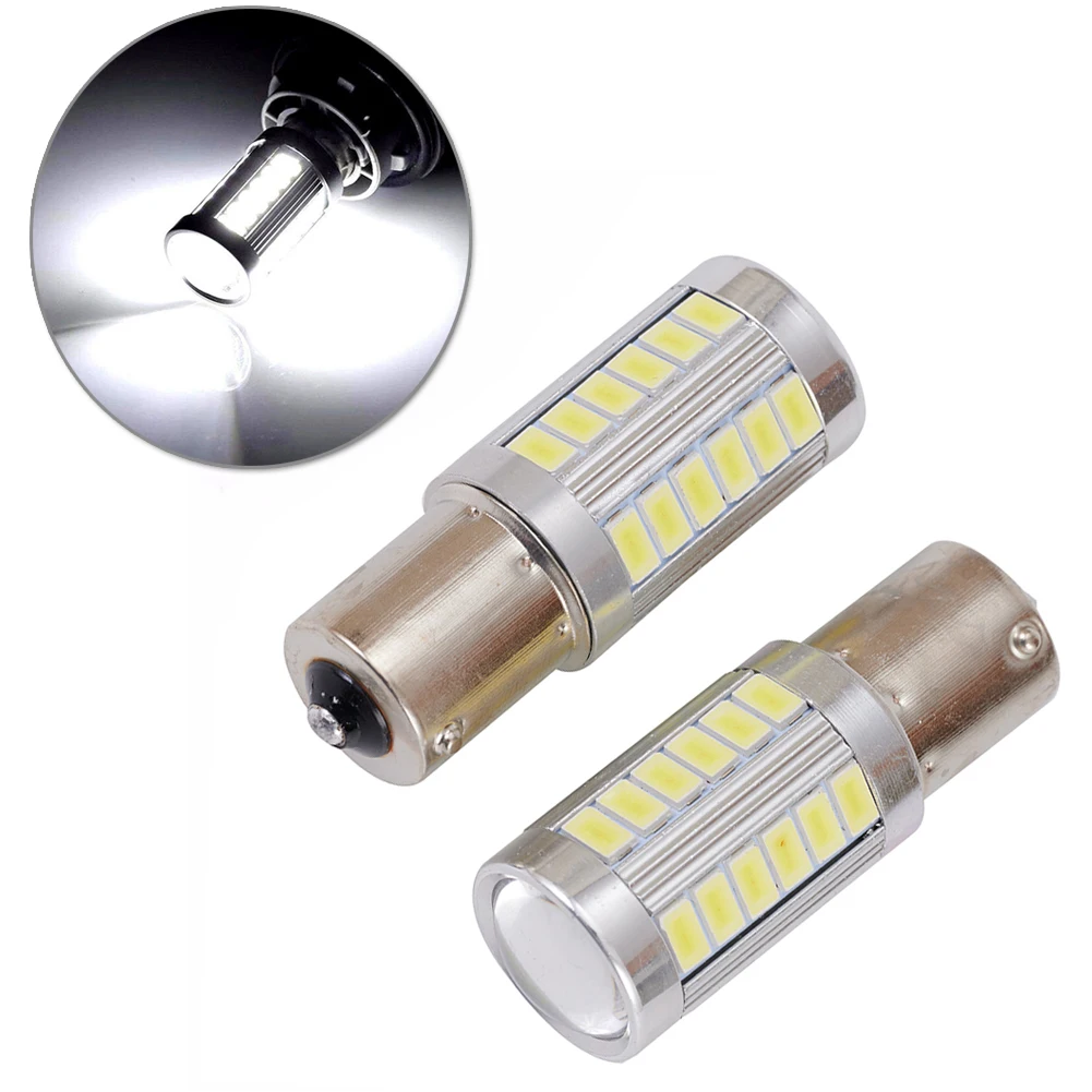 Car Light LED Reversing Light Auto 33-SMD 800LM Accessories Aluminum Car Fog Replacement Super Bright 2Pcs Super bright
Car Light LED Reversing Light Auto 33-SMD 800LM Accessories Aluminum Car Fog Replacement Super Bright 2Pcs Super bright