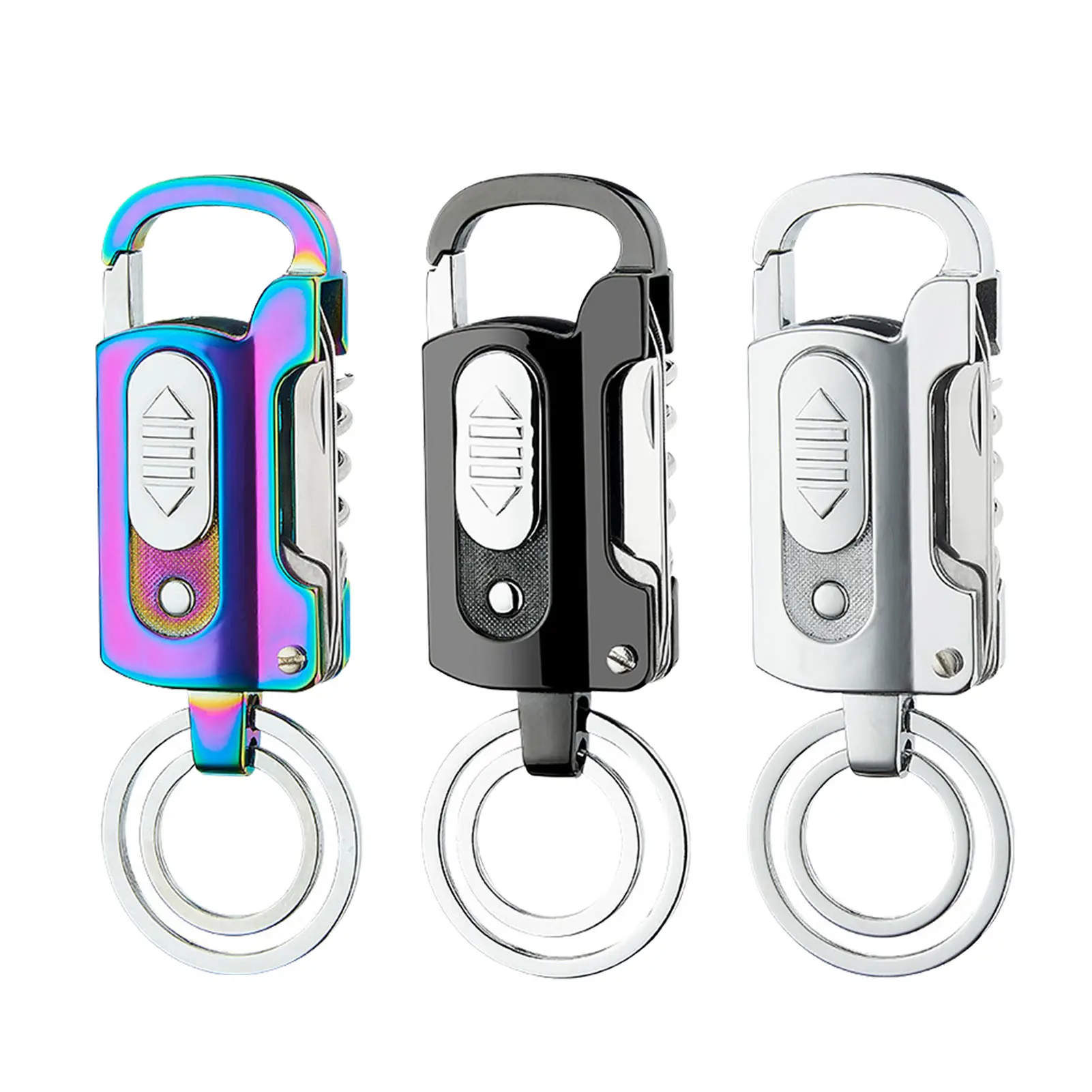 Многофункциональный крутой брелок для мужчин с зажигалкой, аварийным освещением, отвертками и открывалкой для бутылок, уличный инструмент
Многофункциональный крутой брелок для мужчин с зажигалкой, аварийным освещением, отвертками и открывалкой для бутылок, уличный инструмент