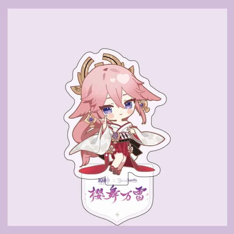 Фигурки аниме Genshin Impact Косплей Yae Miko kaedeхара Kazuha Raiden Shogun Акриловая Двухсторонняя подставка модель подарки для фанатов
Фигурки аниме Genshin Impact Косплей Yae Miko kaedeхара Kazuha Raiden Shogun Акриловая Двухсторонняя подставка модель подарки для фанатов