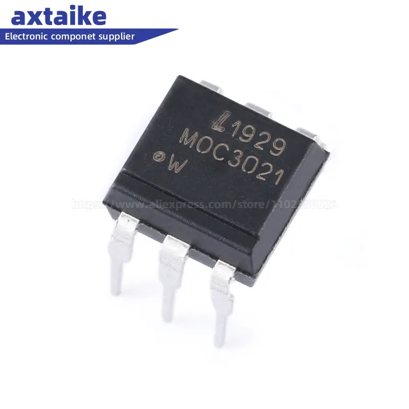 10PCS MOC3021 3021 DIP-6 Triac Output Photocoupler Three Terminal Bidirectional Thyristor Output Optocoupler Chip
10PCS MOC3021 3021 DIP-6 Triac Output Photocoupler Three Terminal Bidirectional Thyristor Output Optocoupler Chip