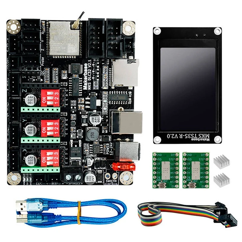 Автономный контроллер MKS DLC32 32Bits GRBL TS35-R, ЖК-дисплей для CNC3018 MAX PRO, обновленный комплект, гравировальный станок с ЧПУ
Автономный контроллер MKS DLC32 32Bits GRBL TS35-R, ЖК-дисплей для CNC3018 MAX PRO, обновленный комплект, гравировальный станок с ЧПУ