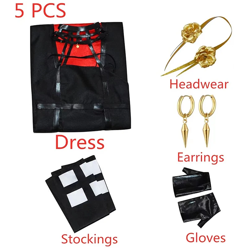 Yor Forger Cosplay Costume Anime Spy X Family Cosplay Wig Dress Suit Black Red Uniform Skirt Halloween Women Clothes Costumes 
Yor Forger Cosplay Costume Anime Spy X Family Cosplay Wig Dress Suit Black Red Uniform Skirt Halloween Women Clothes Costumes