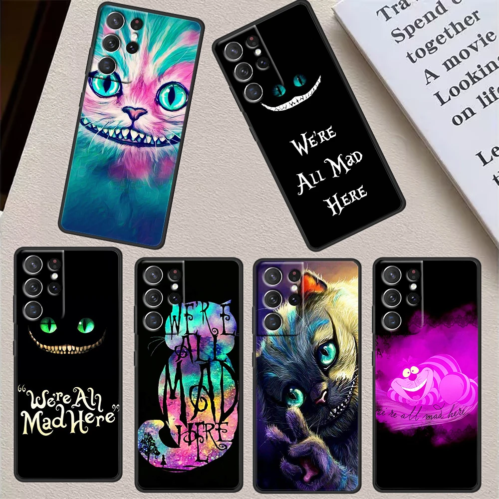 Alice Wonderland Cheshire Cats For Samsung S23 S22 S21 S20 FE Ultra Pro Lite S10 S10E S9 S8 Plus 5G Black Phone Case Cover
Alice Wonderland Cheshire Cats For Samsung S23 S22 S21 S20 FE Ultra Pro Lite S10 S10E S9 S8 Plus 5G Black Phone Case Cover