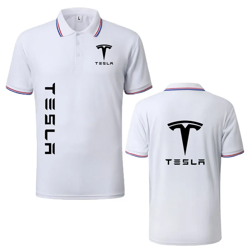 NEW T-Shirt Tesla car logo print Breathable Comfortable Cotton Casual Sports Men's POLO Shirt Fitness Jogging Men's T-Shirt
NEW T-Shirt Tesla car logo print Breathable Comfortable Cotton Casual Sports Men's POLO Shirt Fitness Jogging Men's T-Shirt