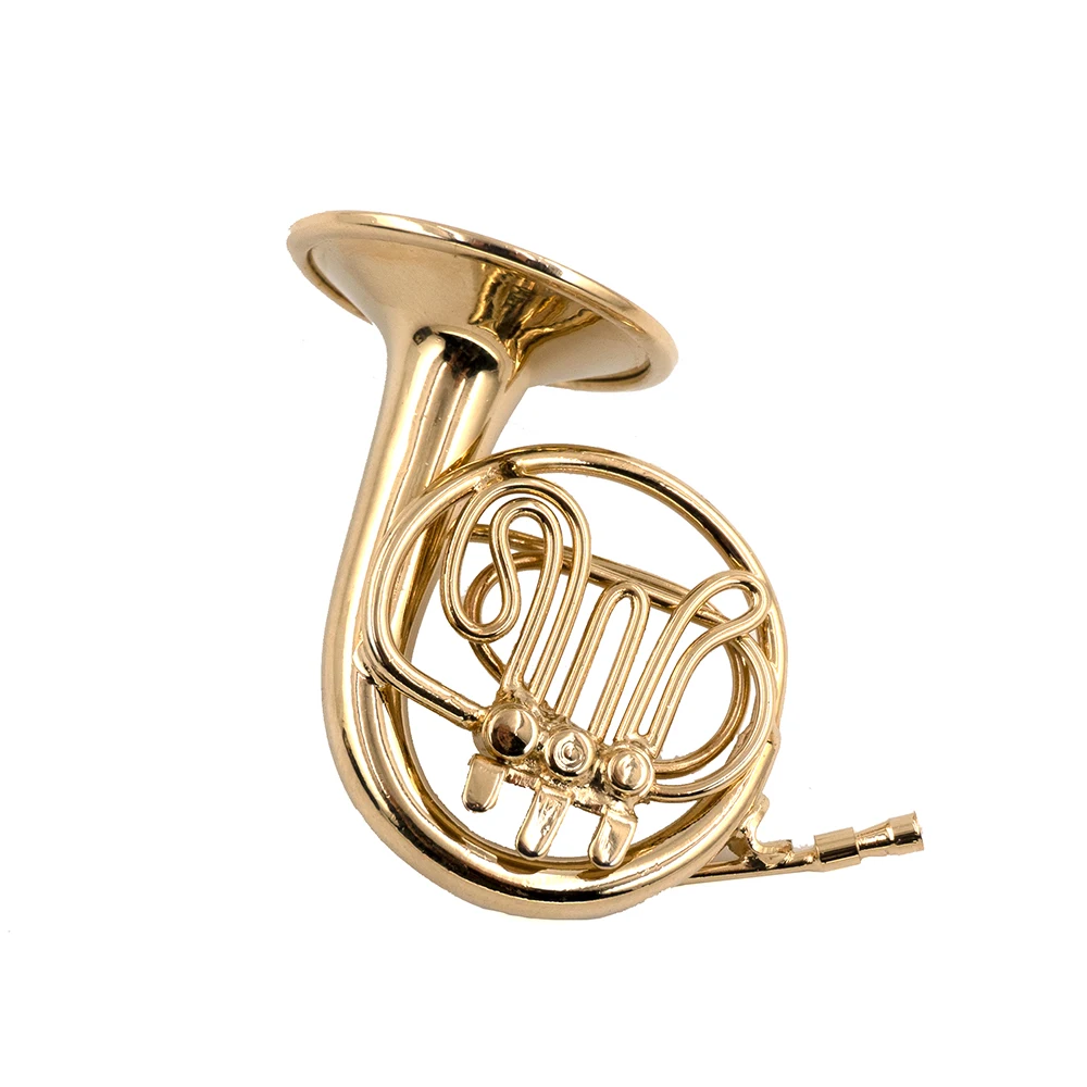 Mini French Horn Model Musical Instrument Miniature Desk Decor Display Musical Instrument Christmas Gift
Mini French Horn Model Musical Instrument Miniature Desk Decor Display Musical Instrument Christmas Gift
