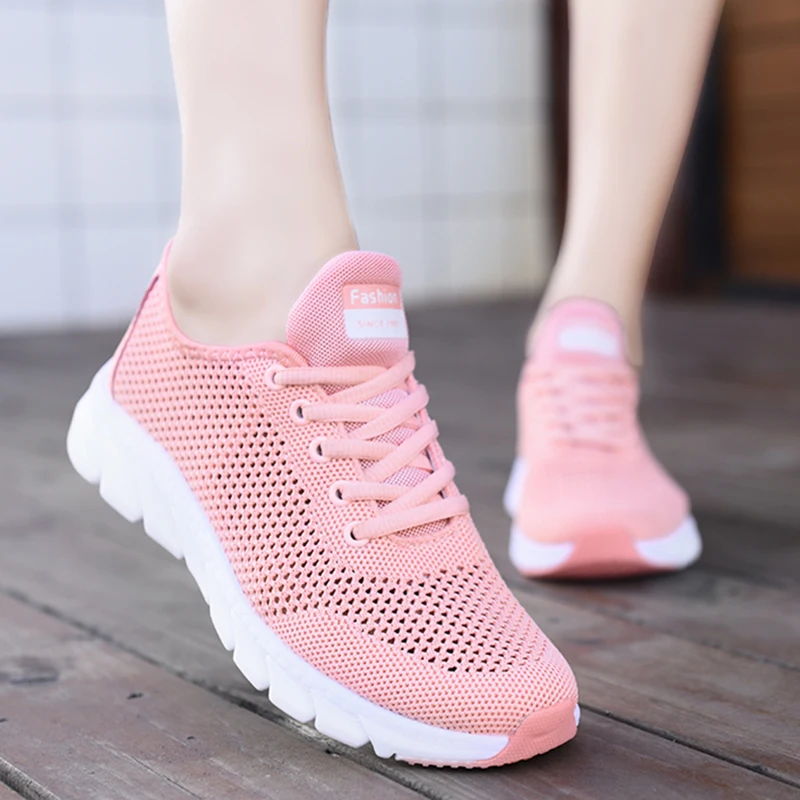 Rimocy Knitting Mesh Breathable Sneakers Women Flats Casual Lace Up Walking Shoes Woman 2022 Tenis Feminino Summer Sport Shoes
Rimocy Knitting Mesh Breathable Sneakers Women Flats Casual Lace Up Walking Shoes Woman 2022 Tenis Feminino Summer Sport Shoes