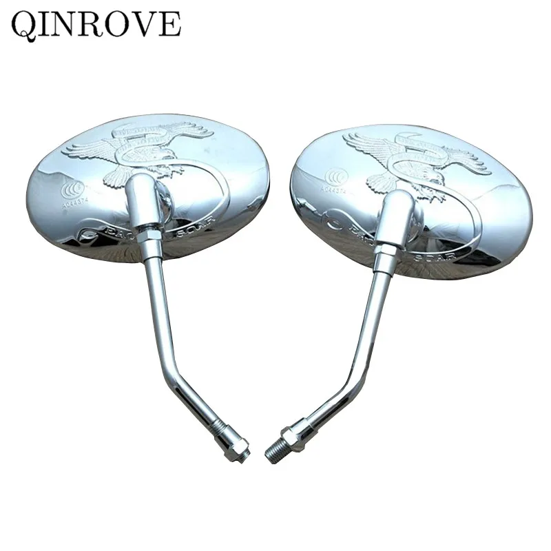 Motorcycle Rearview Mirror Eagle Patern ABS 8/10MM Mirror Universal For Suzuki Vstrom 250 650 1050 Burgman 125 GSR 600 750 SV400
Motorcycle Rearview Mirror Eagle Patern ABS 8/10MM Mirror Universal For Suzuki Vstrom 250 650 1050 Burgman 125 GSR 600 750 SV400