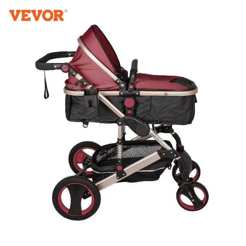 VEVOR Luxurious Baby Stroller 3 in 1 Portable Travel Reclining Baby Carriage Folding Pram for Newborn Baby Bassinet Pushchair
VEVOR Luxurious Baby Stroller 3 in 1 Portable Travel Reclining Baby Carriage Folding Pram for Newborn Baby Bassinet Pushchair