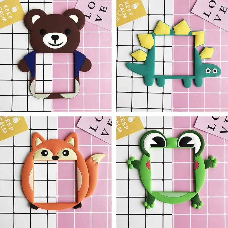 Cartoon Animal Bear Switch Cover Cute Frog Mouse Stegosaurus PVC Sticker Living Room Decor 3D Wall Light Switch Outlet Sticker
Cartoon Animal Bear Switch Cover Cute Frog Mouse Stegosaurus PVC Sticker Living Room Decor 3D Wall Light Switch Outlet Sticker