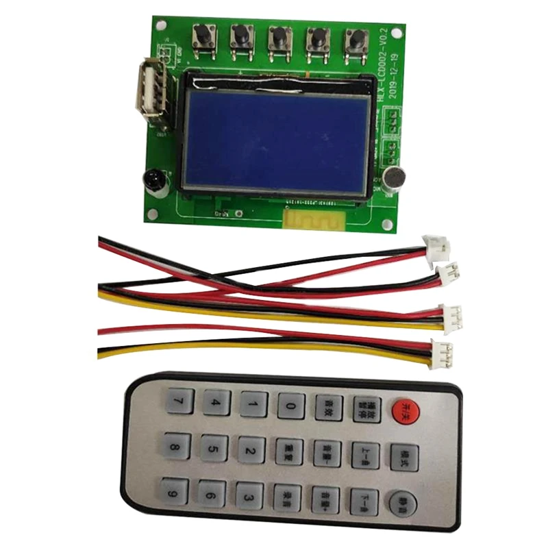 MP3 декодер плата модуль 12 В отображение текста ЖК-дисплей Bluetooth 5,0 Автомобильный USB MP3-плеер WMA WAV Поддержка TF карты USB FM пульт дистанционного уп... 
MP3 декодер плата модуль 12 В отображение текста ЖК-дисплей Bluetooth 5,0 Автомобильный USB MP3-плеер WMA WAV Поддержка TF карты USB FM пульт дистанционного уп...