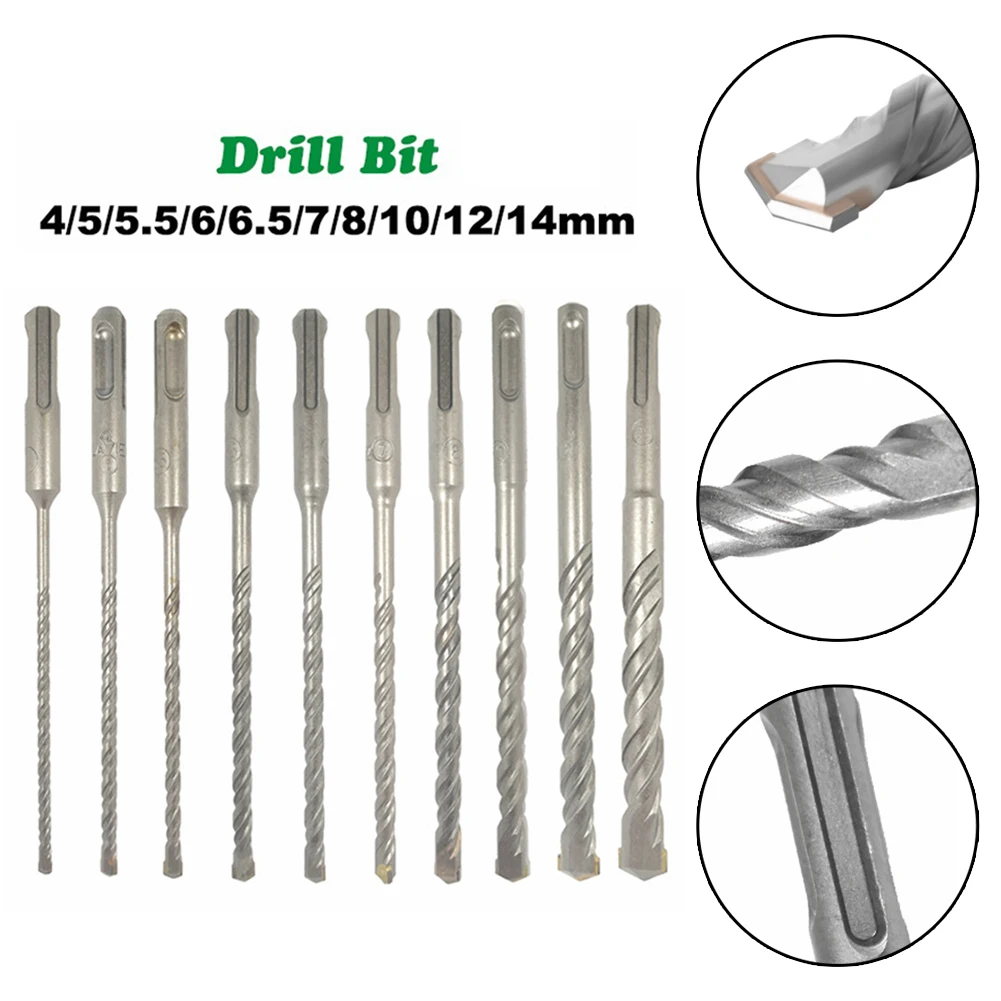10pcs Electric Impact Drill Bit 4-14mm Triangle Shank Alloy Steel Concrete Impact Screwdriver Bit For Concrete Wall Drilling Bit
10pcs Electric Impact Drill Bit 4-14mm Triangle Shank Alloy Steel Concrete Impact Screwdriver Bit For Concrete Wall Drilling Bit
